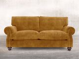 Hetty 3 Seat Sofa In Gold Vintage Velvet