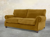 Hetty 3 Seat Sofa In Golden Lush Velvet