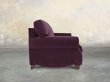 Hetty 3 Seat Sofa In Grape Lush Velvet