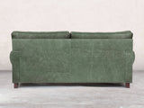 Hetty 3 Seat Sofa In Green Vintage Leather