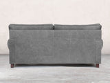 Hetty 3 Seat Sofa In Grey Vintage Leather