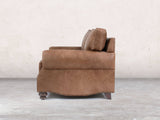 Hetty 3 Seat Sofa In Hickory Vintage Leather