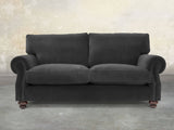 Hetty 3 Seat Sofa In Nickel Lush Velvet