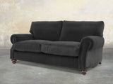 Hetty 3 Seat Sofa In Nickel Lush Velvet