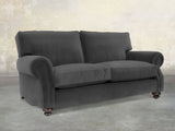 Hetty 3 Seat Sofa In Nickel Lush Velvet