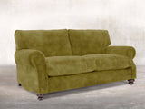 Hetty 3 Seat Sofa In Olive Vintage Velvet