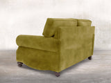 Hetty 3 Seat Sofa In Olive Vintage Velvet