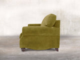 Hetty 3 Seat Sofa In Olive Vintage Velvet