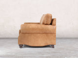 Hetty 3 Seat Sofa In Pecan Vintage Leather