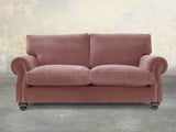 Hetty 3 Seat Sofa In Pink Lush Velvet
