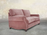Hetty 3 Seat Sofa In Pink Lush Velvet