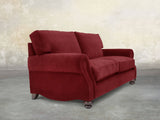 Hetty 3 Seat Sofa In Red Lush Velvet
