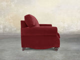 Hetty 3 Seat Sofa In Red Lush Velvet