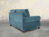 Hetty 3 Seat Sofa In Sky Lush Velvet