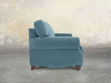 Hetty 3 Seat Sofa In Sky Lush Velvet