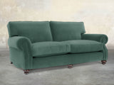 Hetty 4 Seat Sofa In Aqua Lush Velvet