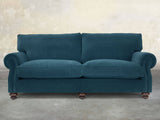 Hetty 4 Seat Sofa In Blue Lush Velvet