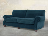 Hetty 4 Seat Sofa In Blue Lush Velvet