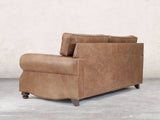 Hetty 4 Seat Sofa In Brown Vintage Leather