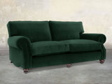Hetty 4 Seat Sofa In Dark Green Lush Velvet
