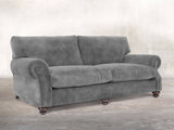 Hetty 4 Seat Sofa In Dove Vintage Velvet