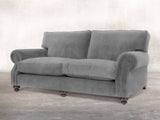 Hetty 4 Seat Sofa In Dove Vintage Velvet