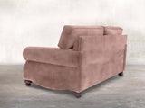 Hetty 4 Seat Sofa In Dusky Pink Vintage Velvet