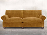 Hetty 4 Seat Sofa In Gold Vintage Velvet