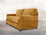 Hetty 4 Seat Sofa In Gold Vintage Velvet
