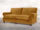 Hetty 4 Seat Sofa In Gold Vintage Velvet