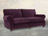 Hetty 4 Seat Sofa In Grape Lush Velvet