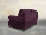Hetty 4 Seat Sofa In Grape Lush Velvet