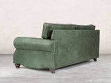 Hetty 4 Seat Sofa In Green Vintage Leather
