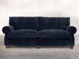 Hetty 4 Seat Sofa In Indigo Vintage Velvet