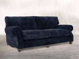 Hetty 4 Seat Sofa In Indigo Vintage Velvet