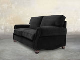 Hetty 4 Seat Sofa In Jet Black Lush Velvet