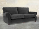 Hetty 4 Seat Sofa In Nickel Lush Velvet