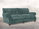 Hetty 4 Seat Sofa In Ocean Storm Vintage Velvet