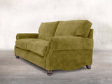 Hetty 4 Seat Sofa In Olive Vintage Velvet
