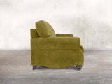 Hetty 4 Seat Sofa In Olive Vintage Velvet