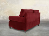 Hetty 4 Seat Sofa In Red Lush Velvet