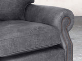 Hetty 4 Seat Sofa In Thunder Vintage Leather