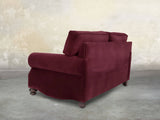 Hetty 4 Seat Sofa In Wine Lush Velvet