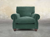 Hetty Chair In Aqua Lush Velvet