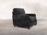 Hetty Chair In Black Cat Vintage Velvet
