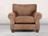 Hetty Chair In Brown Vintage Leather