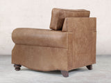 Hetty Chair In Brown Vintage Leather