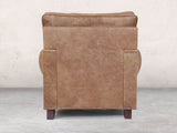 Hetty Chair In Brown Vintage Leather