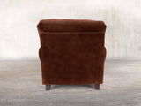 Hetty Chair In Burnt Umber Vintage Velvet