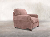 Hetty Chair In Dusky Pink Vintage Velvet